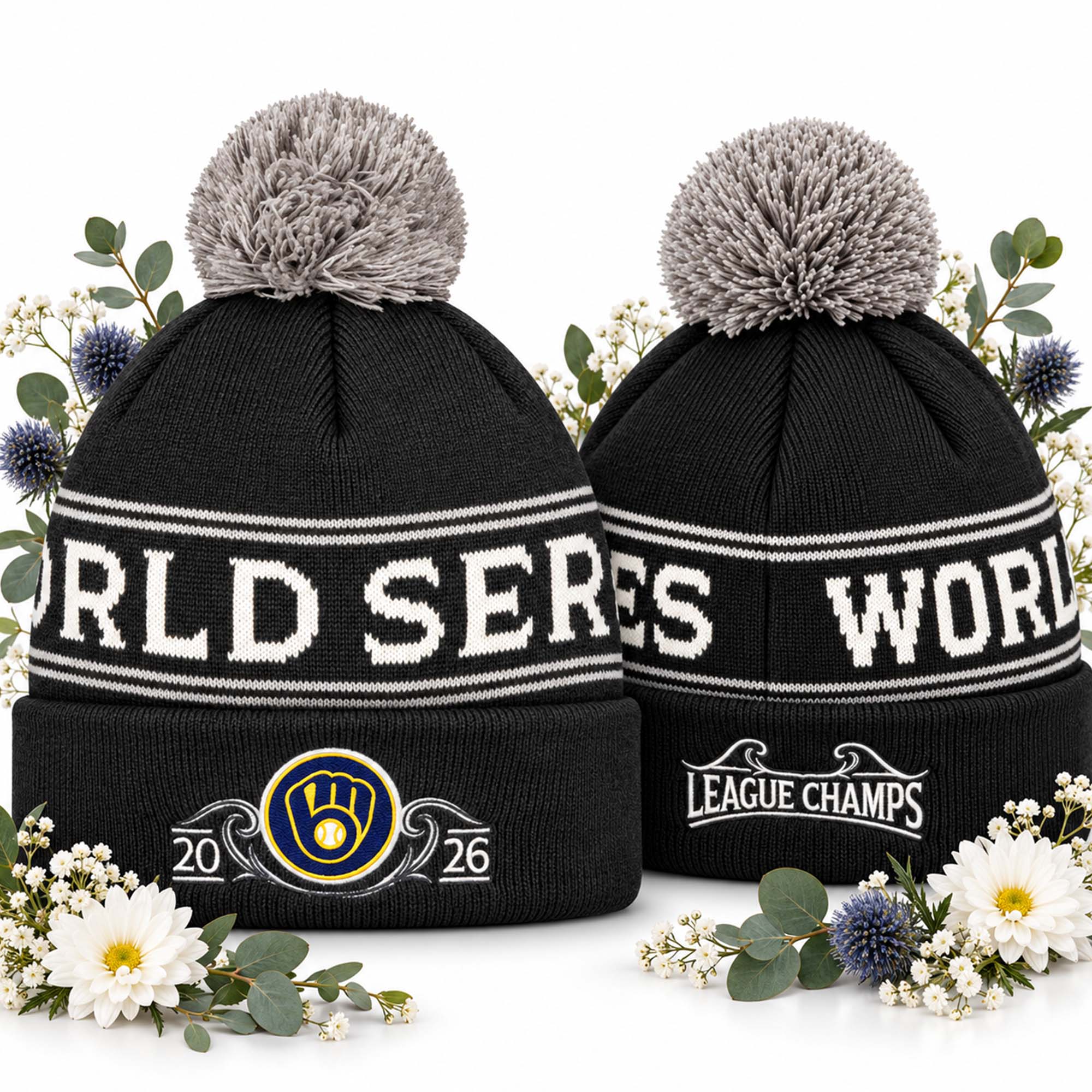 Brewers 2026 World Series Champions Locker Room Knit Hat8 Brewers 2026 World Series Champions Locker Room Knit Hat