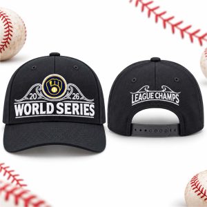 2026 Brewers World Series Locker Room Hat5